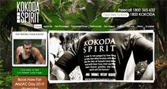 Desktop Screenshot of kokodaspirit.com.au