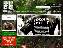 Tablet Screenshot of kokodaspirit.com.au